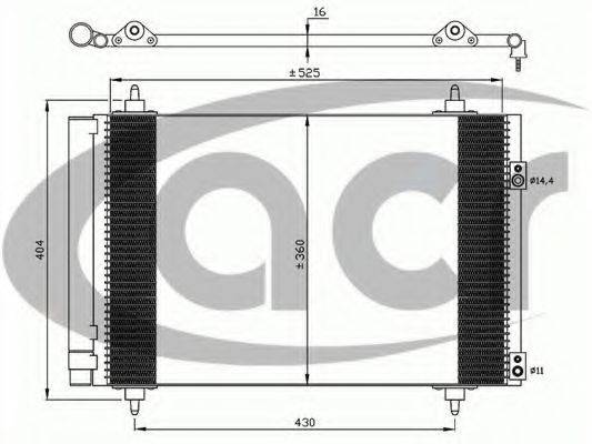 ACR 300635 Конденсатор, кондиционер