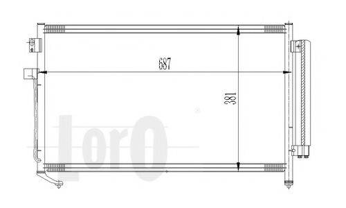 Конденсатор, кондиционер LORO 049-016-0009