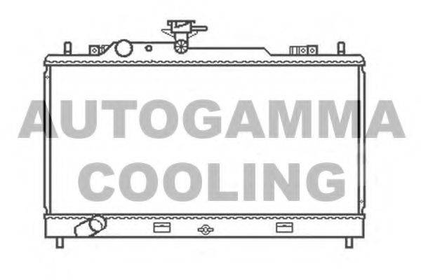 AUTOGAMMA 107426 Радиатор, охлаждение двигателя