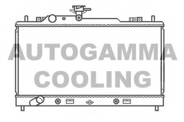 AUTOGAMMA 107427 Радиатор, охлаждение двигателя