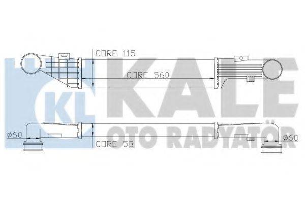 Интеркулер KALE OTO RADYATOR 347300