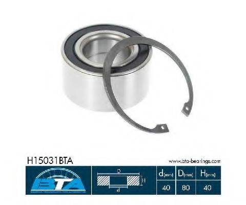 BTA H15031BTA Комплект подшипника ступицы колеса