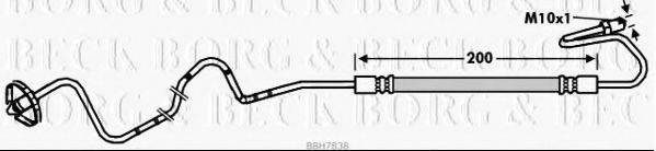 BORG & BECK BBH7838 Тормозной шланг