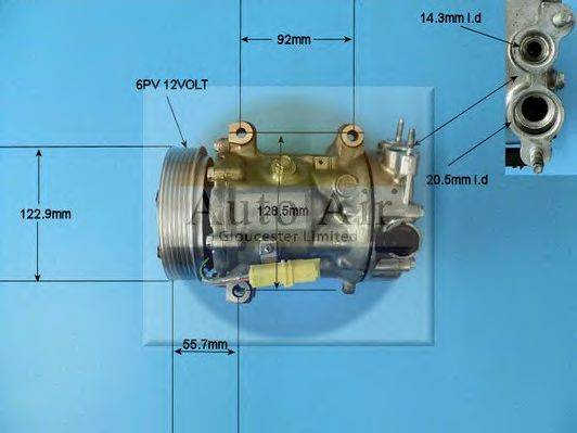 AUTO AIR GLOUCESTER 141309P Компрессор, кондиционер