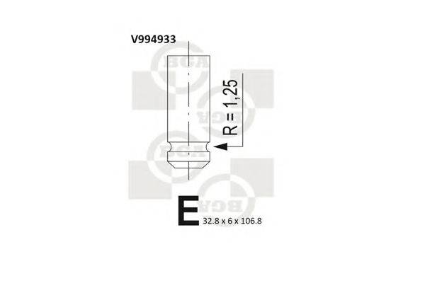 Впускной клапан BGA V994933