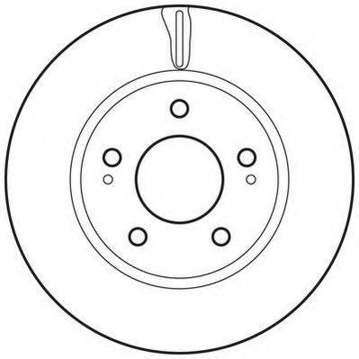 Тормозной диск JURID 562820JC