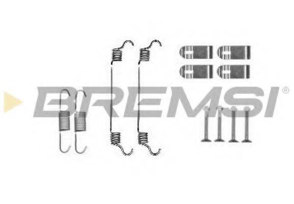 BREMSI SK0019 Комплектующие, тормозная колодка