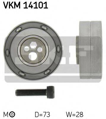 Натяжной ролик, ремень ГРМ SKF VKM 14101