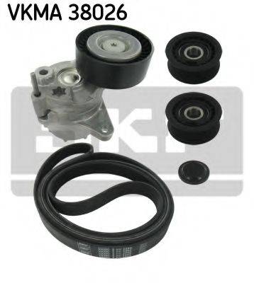 Поликлиновой ременный комплект SKF VKMA 38026