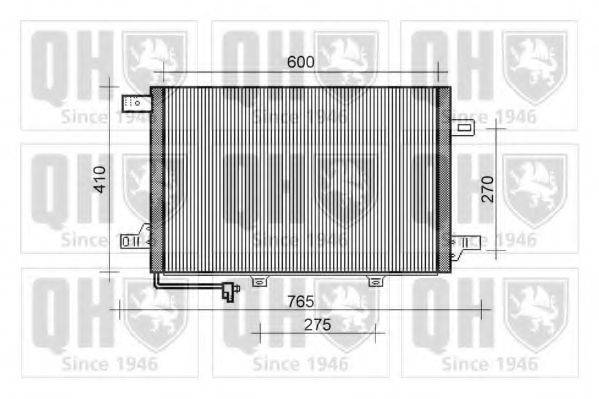 QUINTON HAZELL QCN441 Конденсатор, кондиционер