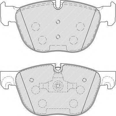 Комплект тормозных колодок, дисковый тормоз FERODO FDB4052