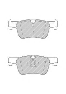 Комплект тормозных колодок, дисковый тормоз FERODO FDB4489