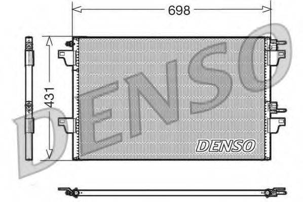 Конденсатор, кондиционер DENSO DCN23022