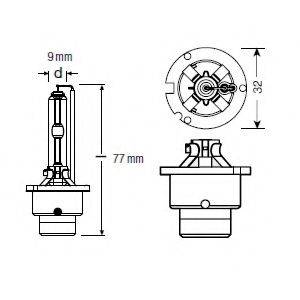 OSRAM 66240XNB Лампа накаливания, фара дальнего света; Лампа накаливания, основная фара; Лампа накаливания, основная фара; Лампа накаливания, фара дальнего света