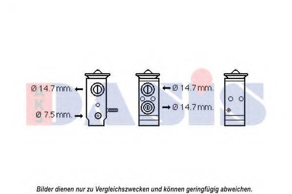 AKS DASIS 840202N Расширительный клапан, кондиционер