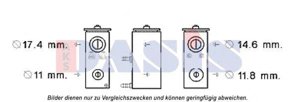 AKS DASIS 840269N Расширительный клапан, кондиционер
