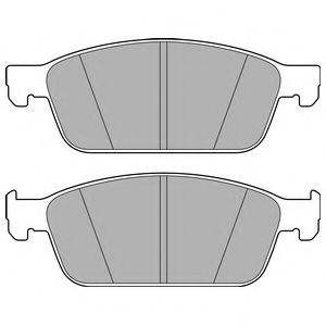 Комплект тормозных колодок, дисковый тормоз DELPHI LP2495