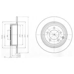 Тормозной диск DELPHI BG4169
