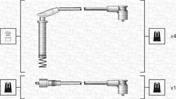 Комплект проводов зажигания MAGNETI MARELLI 941318111154